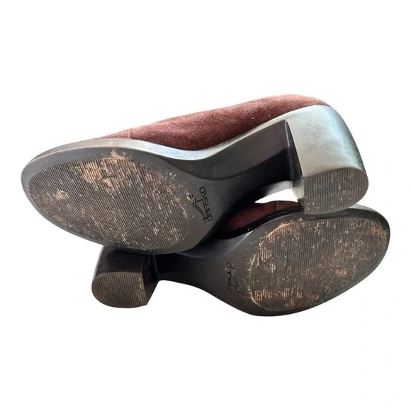 Dansko Brown Suede Heels - Picture 7 of 9